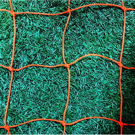 Keeper Goals 8'x24' 3mm Braid Soccer Nets (Orange)