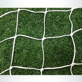 Keeper Goals 8'x24' 4mm Braid Soccer Nets (White)