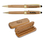 Custom Eco-Friendly Bamboo Stylus Pen/Pencil Set (Gold Trim), Price/piece