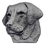 Blank Labrador Retriever Dog Pin, 1 1/8" W x 1 1/8" H, Price/piece