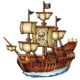 Custom Jointed Pirate Ship, 31