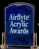 Custom Airflyte Sapphire Blue Marble Design Award (6