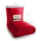 Blank Cloud Mink Touch Throw Blanket - Red (Overseas), 50
