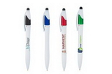 Custom iSlimster 4 in 1 Pen w/White Barrel - in Full Color