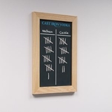 Custom Game Scoreboard - Chalkboard - Wall Version, 12