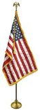 Custom U.S. Indoor/ Parade Flag Set (Perched Eagle) (2'x3')