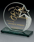 Custom Medium Sculpted Star Award