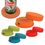 Custom Iposh Round Coaster Set - Orange, 4" Diameter, Price/piece