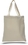 Custom Natural Zippered Promotional Tote Bag, 15" W x 16" H, Price/piece