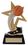 Custom Big Star Basketball Trophy, 5 1/8", Price/piece