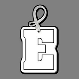 Custom Letter E Bag Tag