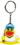 Custom Mini Rubber Baseball Player Duck Keychain, Price/piece