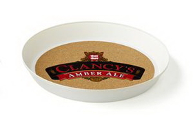 Custom 10" Round Serving Tray - Non-Skid Surface