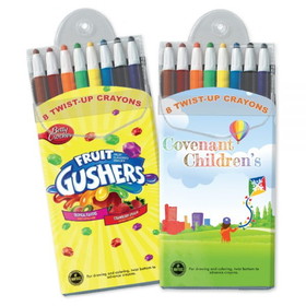 Custom SimpliColor Twist Crayons - Front Insert Only