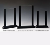 Custom Vertical Panel Optical Crystal Award Trophy., 7.5