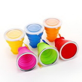 Custom Collapsible Silicone Cups, 3 9/16