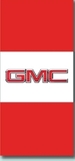 Blank 3.5'x7.5' 200 Denier Nylon Message 3 Panel Stack Flag- GMC