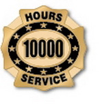 Custom 10000 Hours of Service Deluxe Clutch Pin