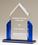 Custom Peak Series Award w/ Blue Accents (6 1/2"x9"), Price/piece