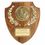 10"x12" Walnut Plaque Shield w/Department of Justice Medallion & Engraving Plate, Price/piece
