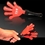 Custom 7" Hand Clapper - Red & Black, Price/piece