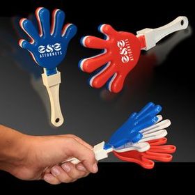 Custom 7" Hand Clapper - Red & White & Blue