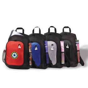 Computer Backpack, Personalised Backpack, Custom Backpack, Promo Backpack, 13" W x 18" H x 6.5" D