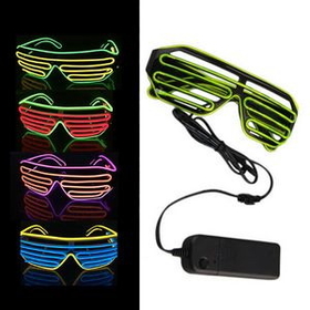 Custom Shutter Frame LED Eyeglasses, 6" L x 5 4/6" W x 2" H