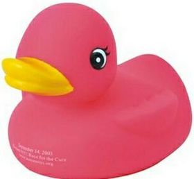 Custom Pink Rubber Duck