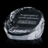 Custom Clear Chiltern Optical Crystal Paperweight, 3