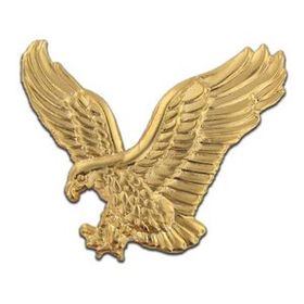 Blank 3/4" Wide Eagle Pin - Bright Gold