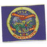 Custom Woven State Flag Applique - Minnesota