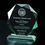 Custom Awards-optical crystal award/trophy 6-3/4 inch high, 6" W x 6 3/4" H x 3/4" D, Price/piece