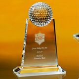 Custom Awards-optical crystal award/trophy 8 inch high, 6