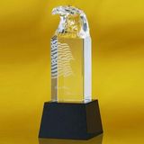 Custom Awards-optical crystal award/trophy 2-3/8 inch high, 7