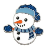 Blank Holiday - Snowman Pin, 1 1/8" H