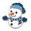 Blank Holiday - Snowman Pin, 1 1/8" H, Price/piece