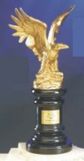 Custom Metal Cast Bronze Eagle Award w/ Marble Base (10