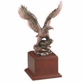 Blank Brass Eagle Trophy w/Walnut Wood Base (13")