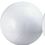 Custom 20" Inflatable Solid White Beach Ball, Price/piece