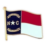 Blank North Carolina State Flag Pin