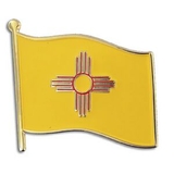Blank New Mexico State Flag Pin