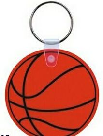 Blank 2" Basketball Keychain