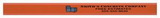 Custom International Carpenter Orange Pencil