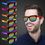 Custom Rainbow Neon Billboard Sunglasses, Price/piece
