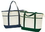 Custom Zipper Canvas Tote Bag (22"x16"x6"), Price/piece