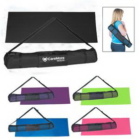 Custom Yoga Mat And Carrying Case, 25" W x 4" H