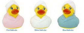 Custom Rubber Shower Fresh Duck Toy, 3 1/2" L x 3 1/4" W x 3 1/2" H