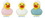 Custom Rubber Shower Fresh Duck Toy, 3 1/2" L x 3 1/4" W x 3 1/2" H, Price/piece