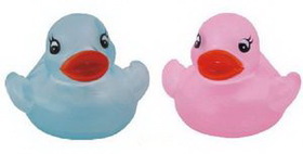 Custom Transparent Mini Rubber Duck, 2 1/2" L x 2 1/2" W x 2" H